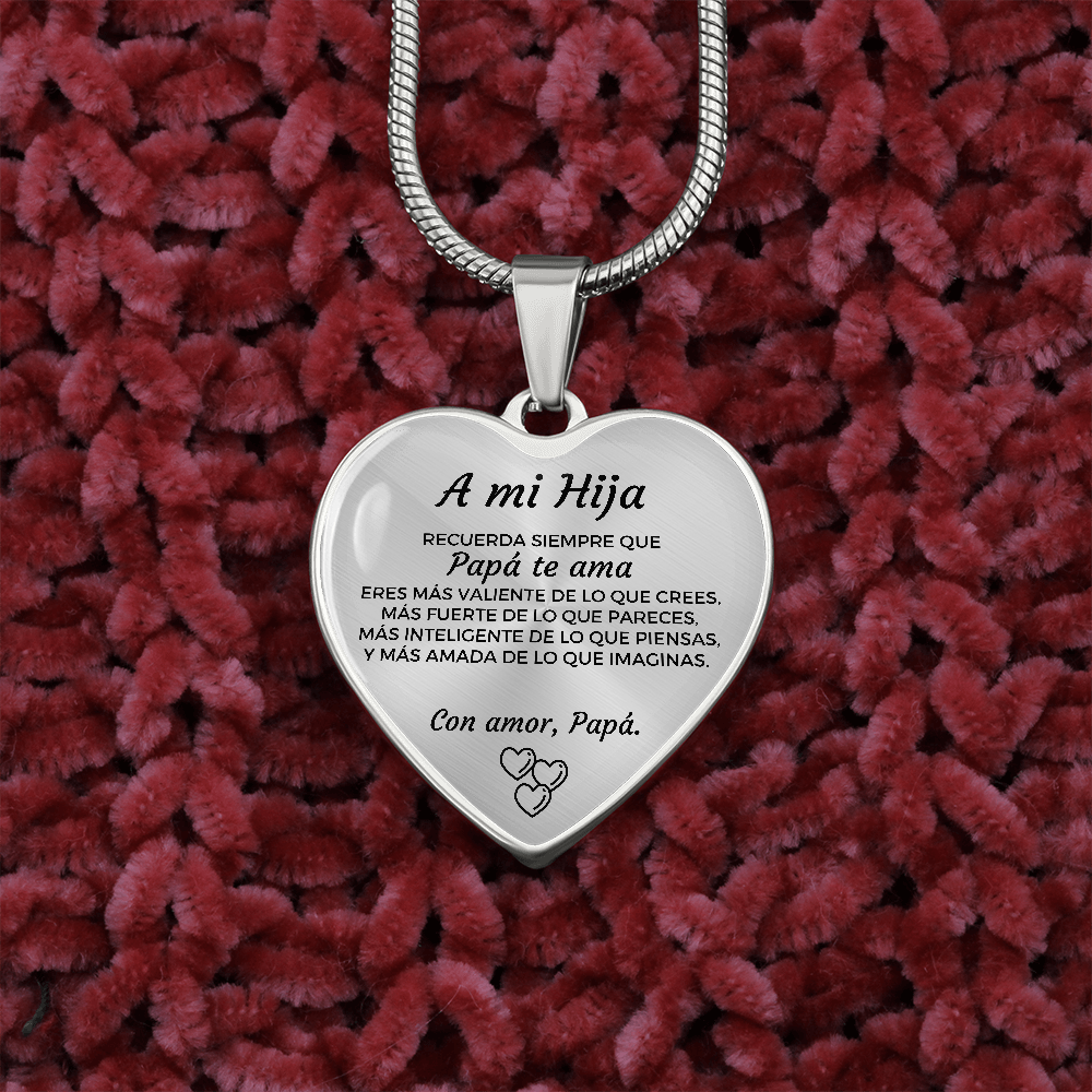 Collar con colgante - A mi Hija de Papá