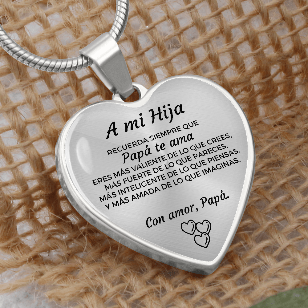 Collar con colgante - A mi Hija de Papá