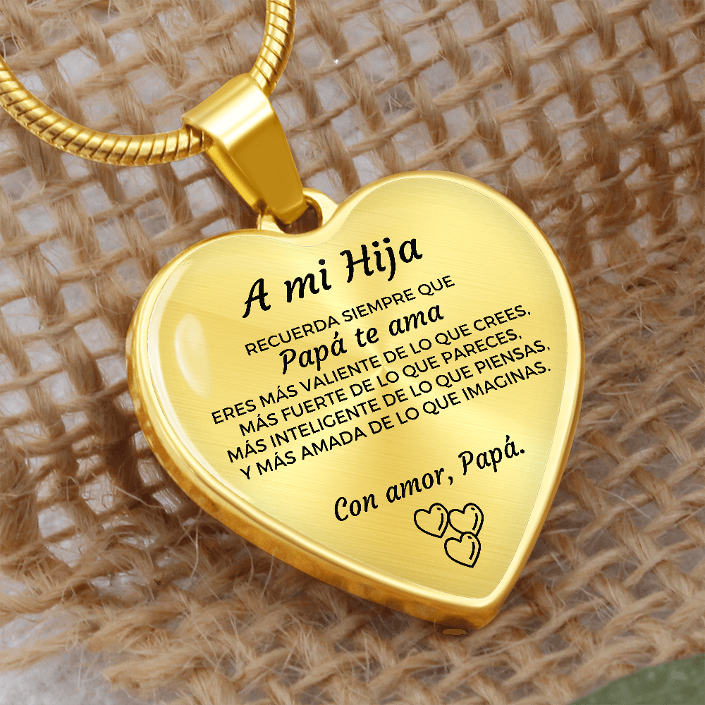 Collar con colgante - A mi Hija de Papá