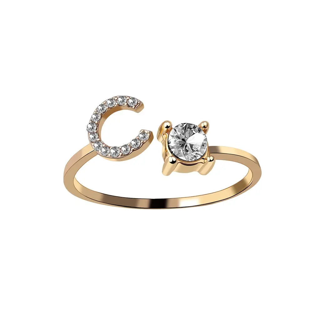 Anillo con inicial - Moroveta