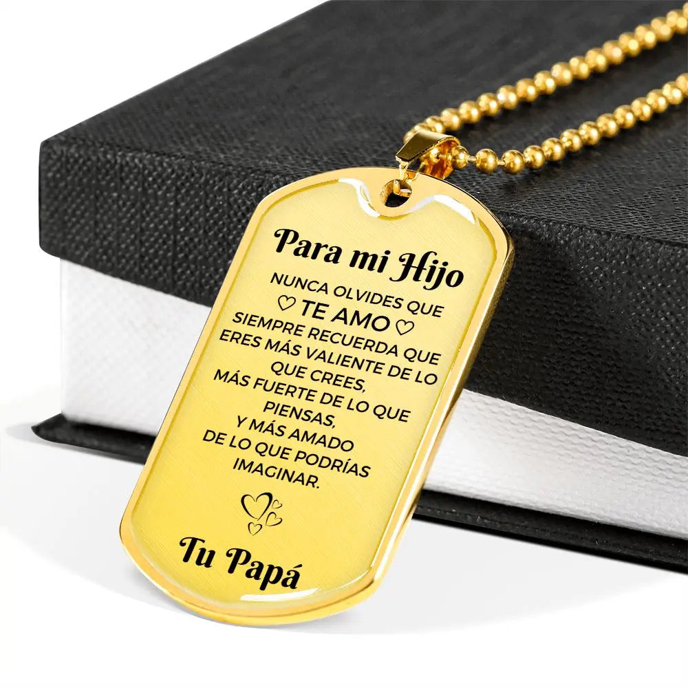 Collar con colgante Para mi Hijo - De Papá - Moroveta