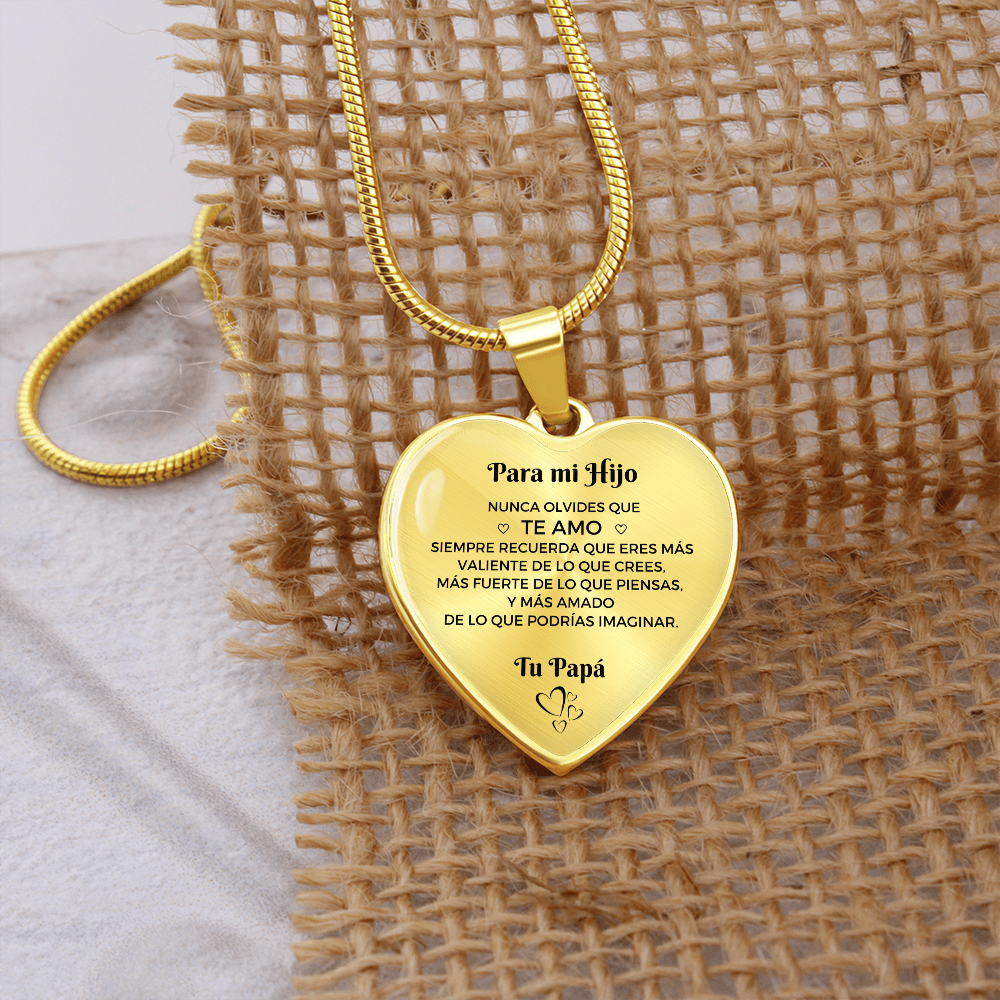 Collar con colgante Para mi Hijo - De Papá